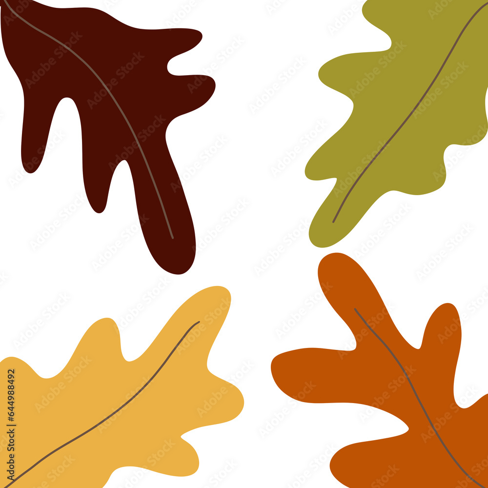 Set of beautiful autumn leaves watercolor Excellent design for decorating a variety of items. Set of beautiful autumn leaves watercolor Excellent design for decorating a variety of items.