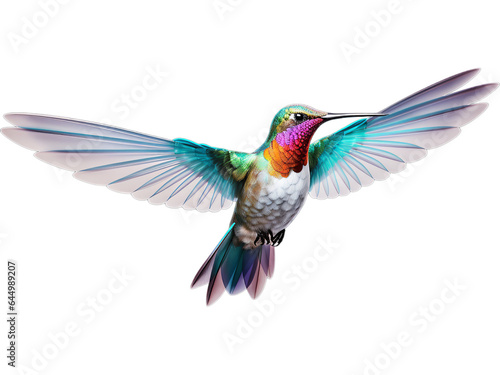 Hummingbird's Hovering Dance, no background