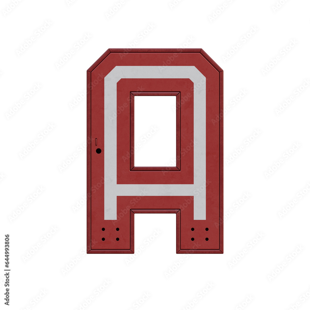 Locker Room Box 3D Alphabet or Lettering Locker Room Box 3D Alphabet or Lettering