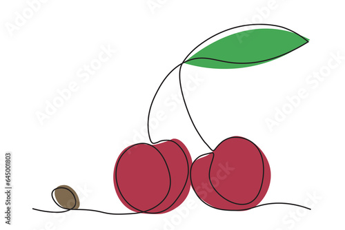 illustration of cherry