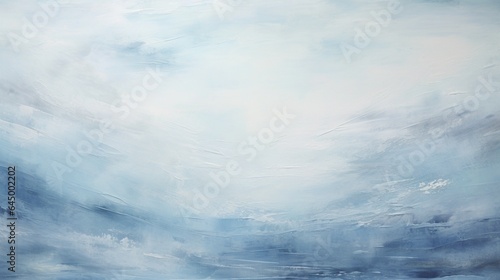 Blue and Grey Abstract Art Painting background. Painting Blue Sea