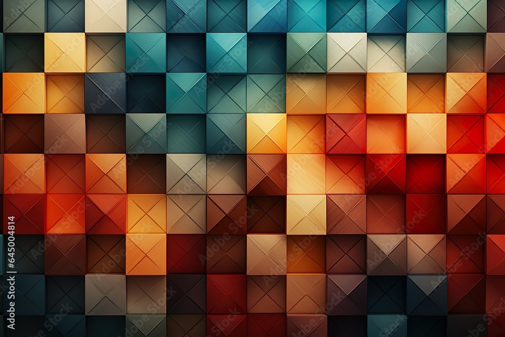 Seamless Colourful Boxes Background. Seamless Colourful Boxes Background.