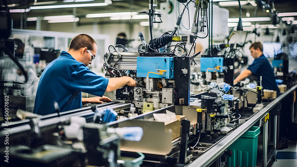 Engineer during production of advanced technological components, Generative AI Engineer during production of advanced technological components, Generative AI