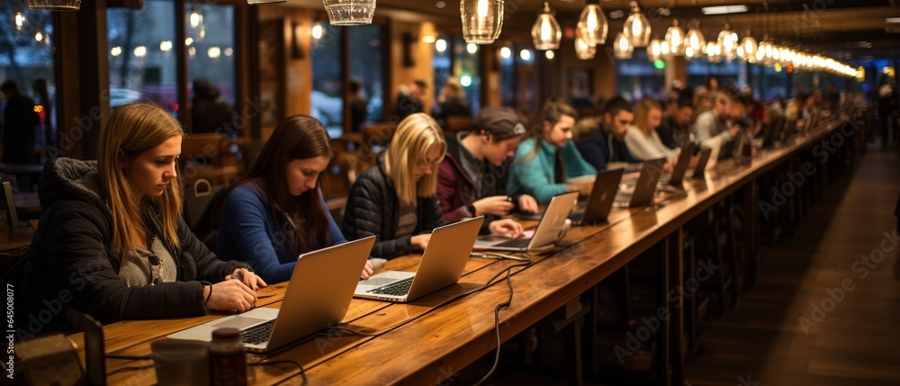 doing their business at the neighbourhood coffee shop. doing their business at the neighbourhood coffee shop.