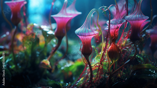 nature insectivorous plant detail close up © Mrsabata