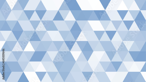 16:9の背景 / ブルーのニュアンスカラー ポリゴンデザイン