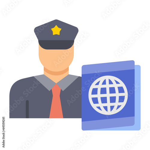 Passport control Icon