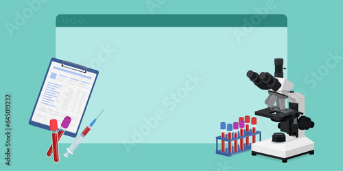 Blood test, diagnosis and prevention concept