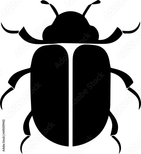 Squash beetle flat icon