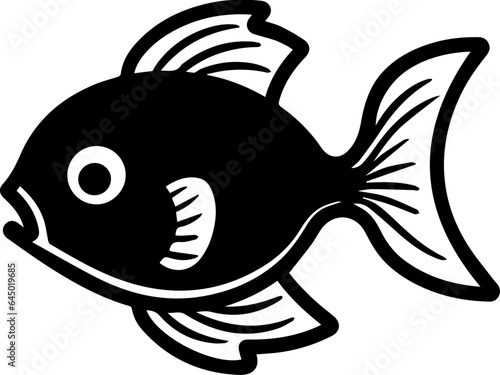 Sucker fish flat icon