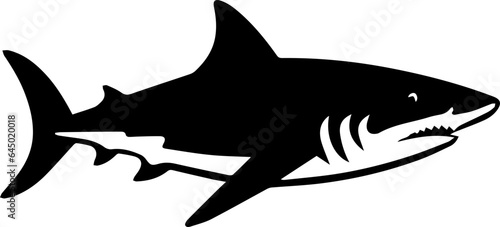 Tiger shark flat icon