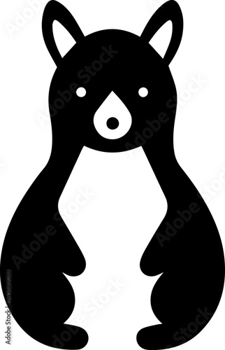 Tree kangaroo flat icon