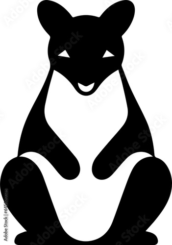Tree kangaroo flat icon