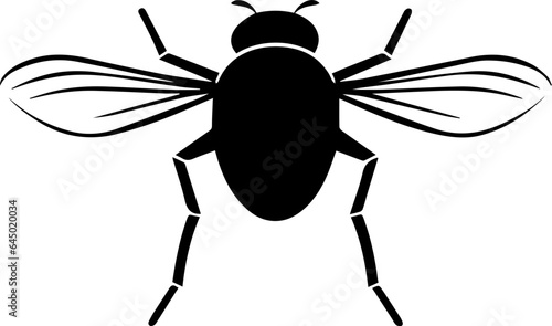 Tsetse fly flat icon