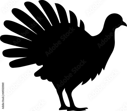 Turkey Silhouette flat icon