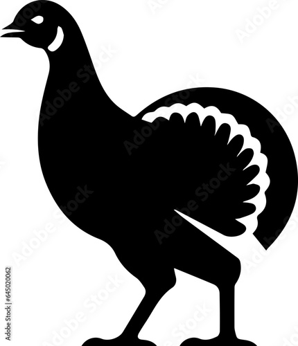 Turkey Silhouette flat icon