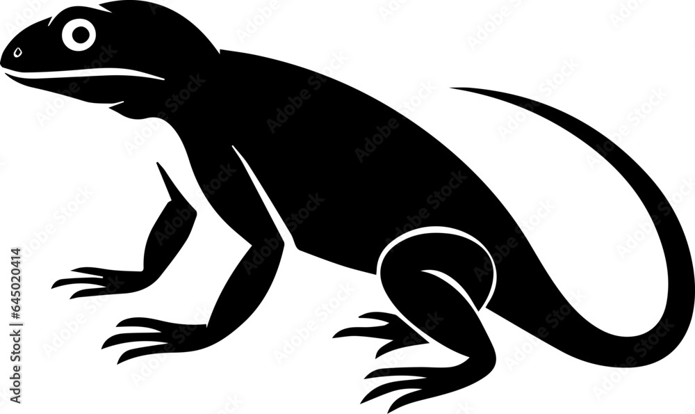 Whiptail lizard flat icon Whiptail lizard flat icon