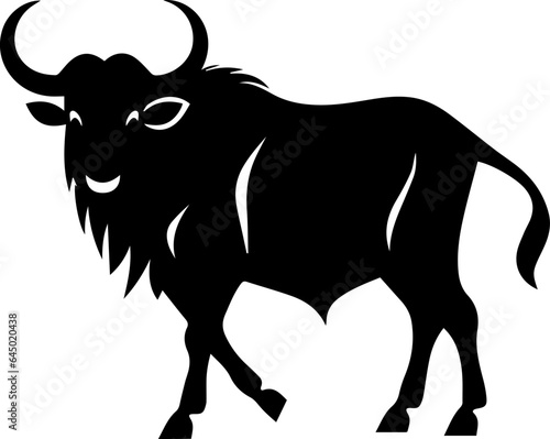 Wildebeest flat icon