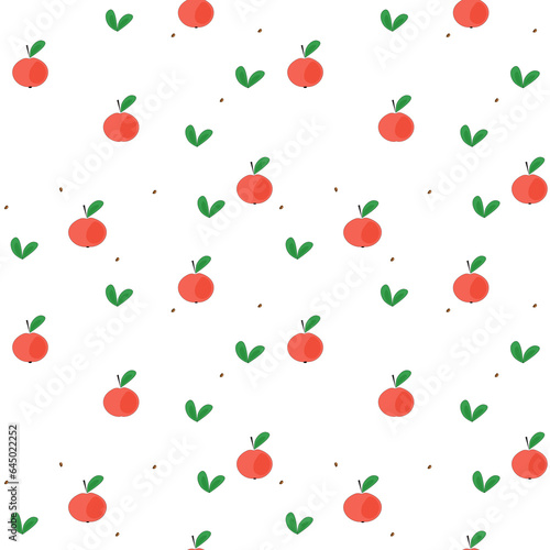 seamless pattern with apples