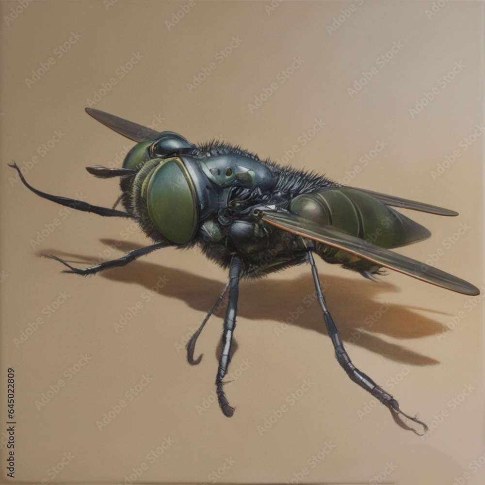 Fototapeta premium fly illustration generative ai 