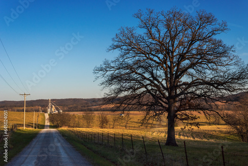 Rural Road in Lincoln County, Missouri