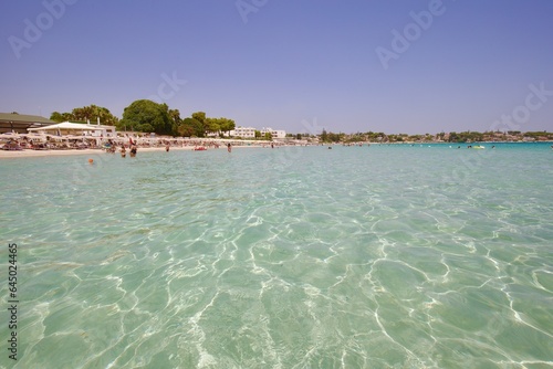 Beach of Fontane Bianche Siracusa, Sicily, Italy