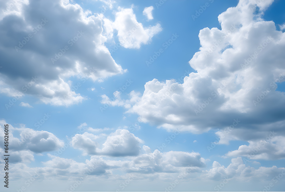 The background of sky and clouds In shades of pastel blue tones. The sky is bright, free and beautiful. The background of sky and clouds In shades of pastel blue tones. The sky is bright, free and beautiful.