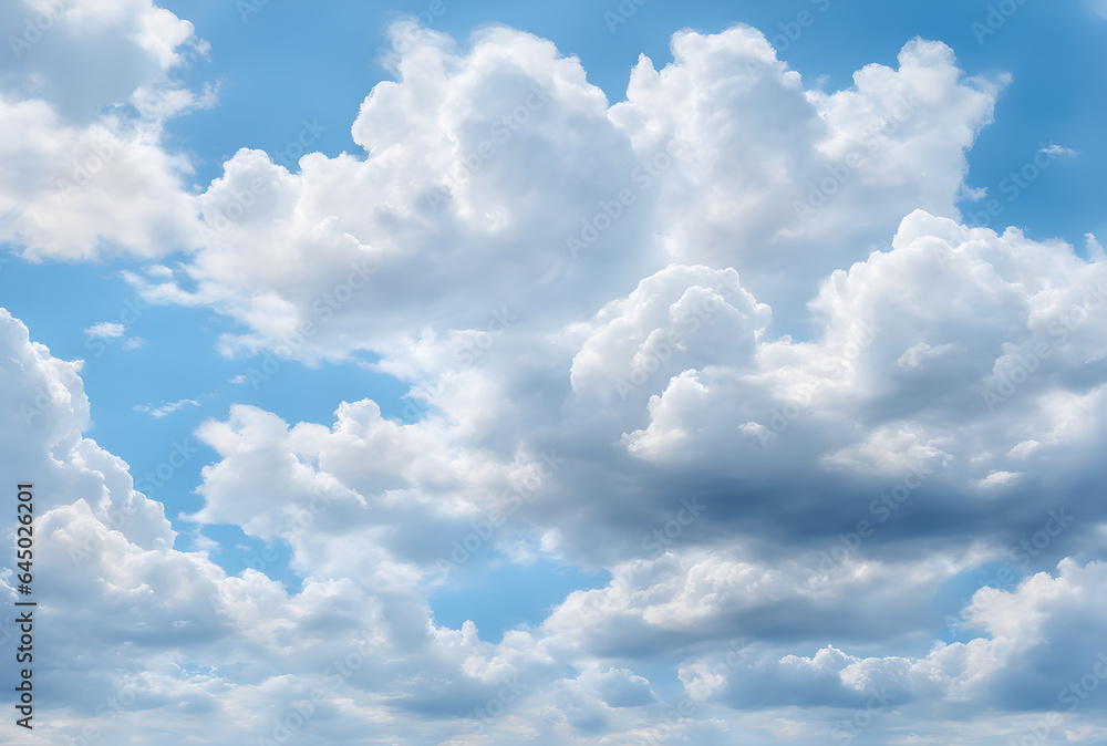 The background of sky and clouds In shades of pastel blue tones. The sky is bright, free and beautiful. The background of sky and clouds In shades of pastel blue tones. The sky is bright, free and beautiful.