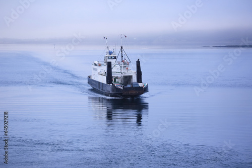 Ferryboat in the Norwegian sea © liramaigums