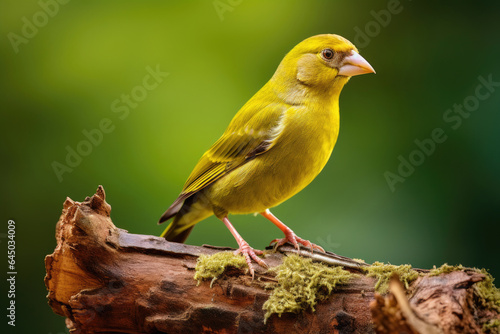 Greenfinch bird close-up