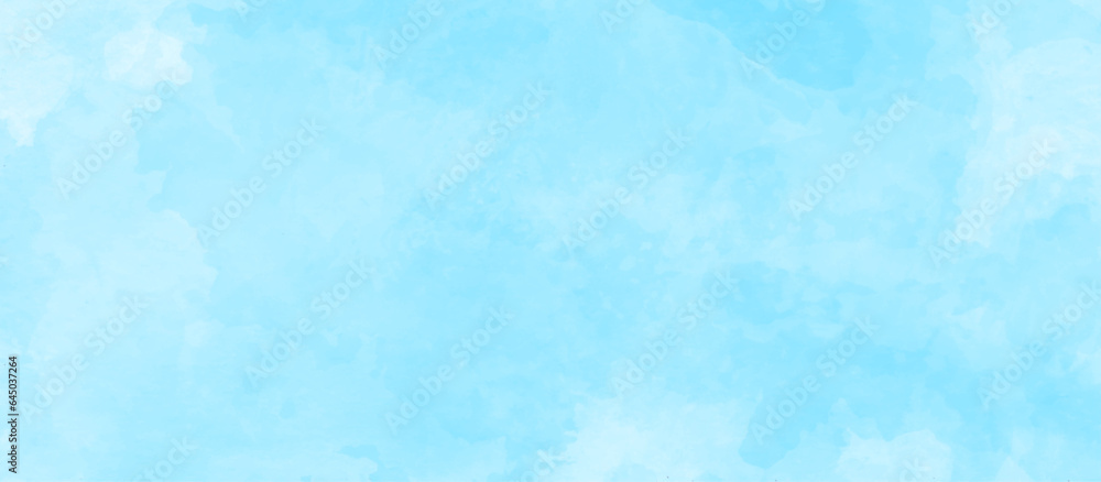 Hand painted abstract soft sky blue watercolor sky and clouds, Watercolor illustration art marble painting abstract blue color texture, Stain artistic vector used as being an element, design and card. Hand painted abstract soft sky blue watercolor sky and clouds, Watercolor illustration art marble painting abstract blue color texture, Stain artistic vector used as being an element, design and card.