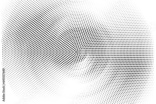 Abstract halftone dotted background. Grunge effect vector texture