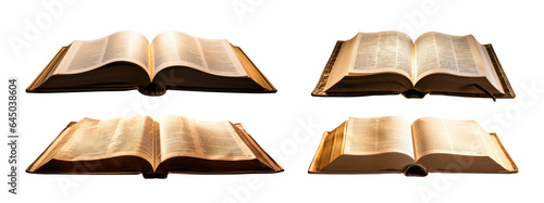 Photographie set of opened bible