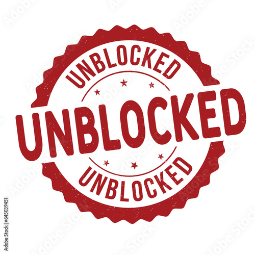 Unblocked grunge rubber stamp