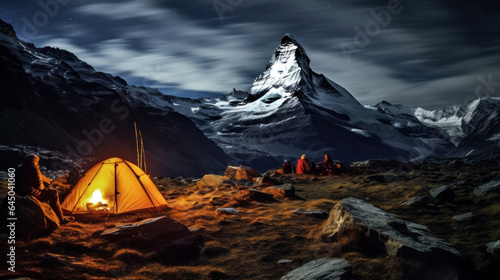 Hiking and camping in Switzerland © Oulailux