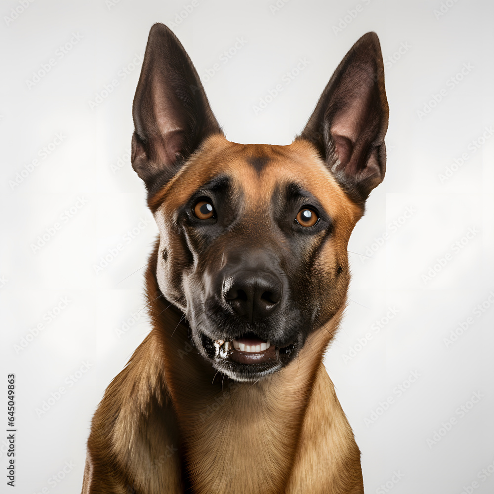 Obraz premium Belgian malinois isolated on white