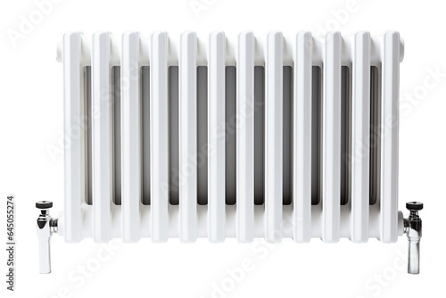 Radiator isolated on a transparent background, Generative Ai