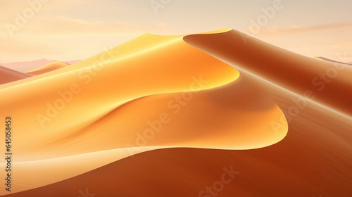 desert sand waves texture backdrop © Татьяна Креминская