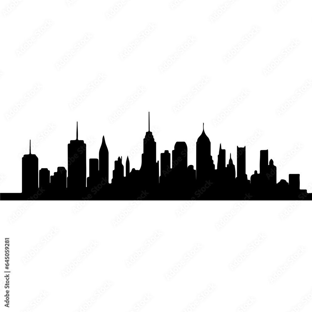 Obraz premium city silhouette