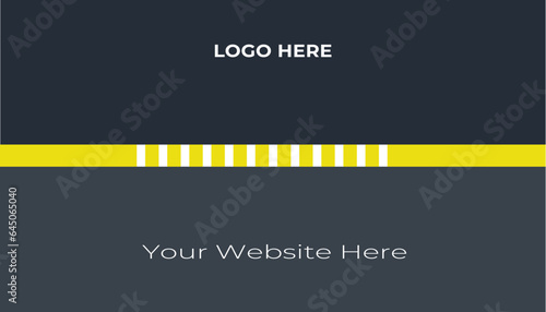 

creative modern name card and business card.Luxury business card design template. Elegant dark back background with abstract golden wavy lines shiny.horizontal simple clean template vector design, l