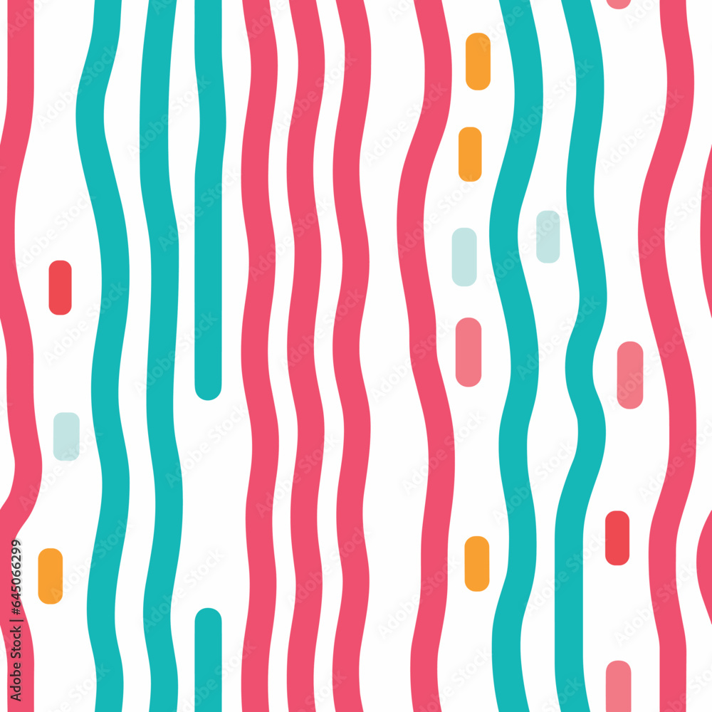 Seamless Colorful Doodle Lines Pattern.

Seamless pattern of Doodle Lines in colorful style. Add color to your digital project with our pattern!