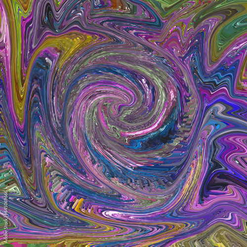 Abstract fractal illustration, concept art for poster, flyer, banner background, video background, billboards, pattern, art print, or design element.