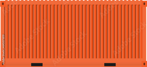 컨테이너 박스 벡터 일러스트 디자인
