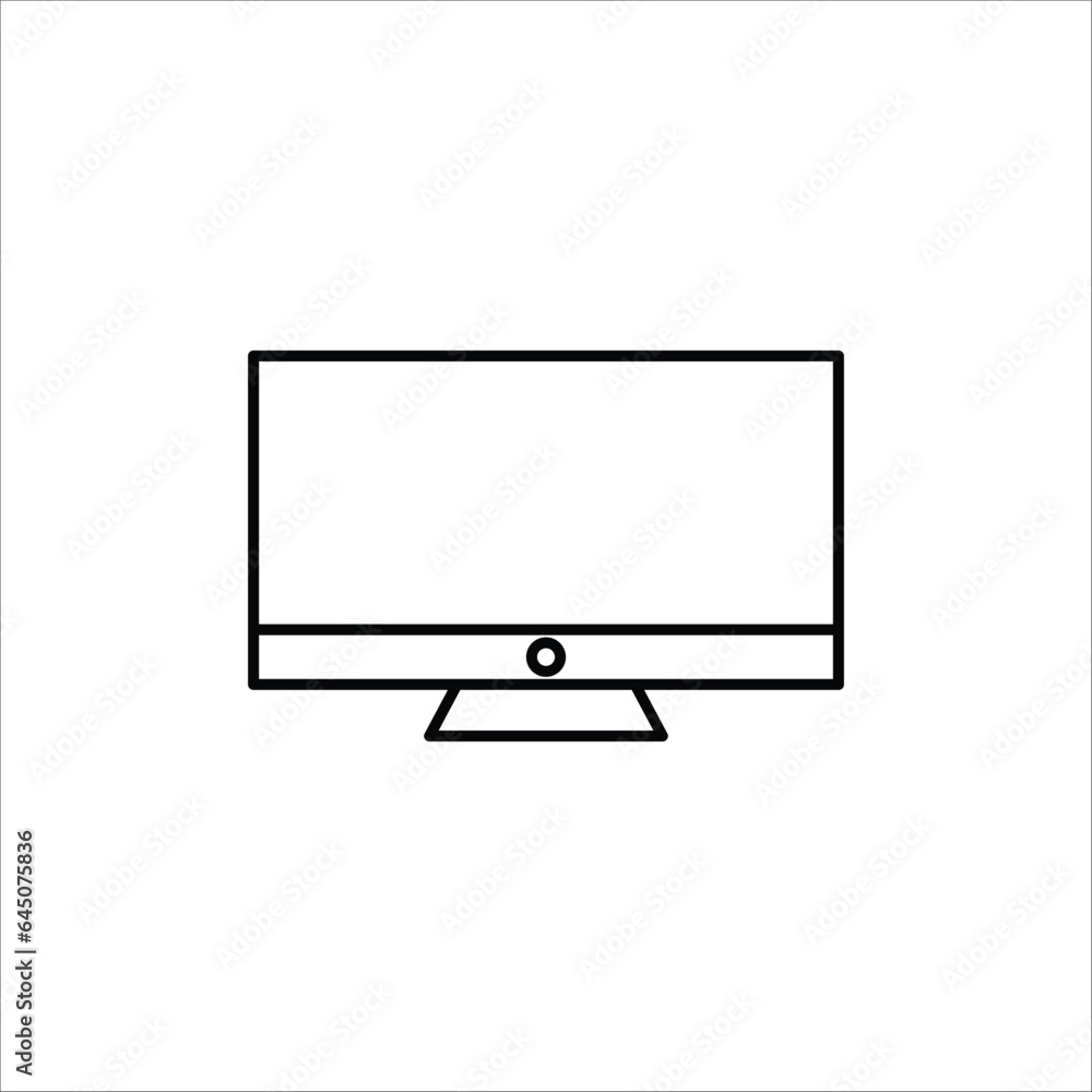 monitor icon design, illustration design monitor icon design, illustration design