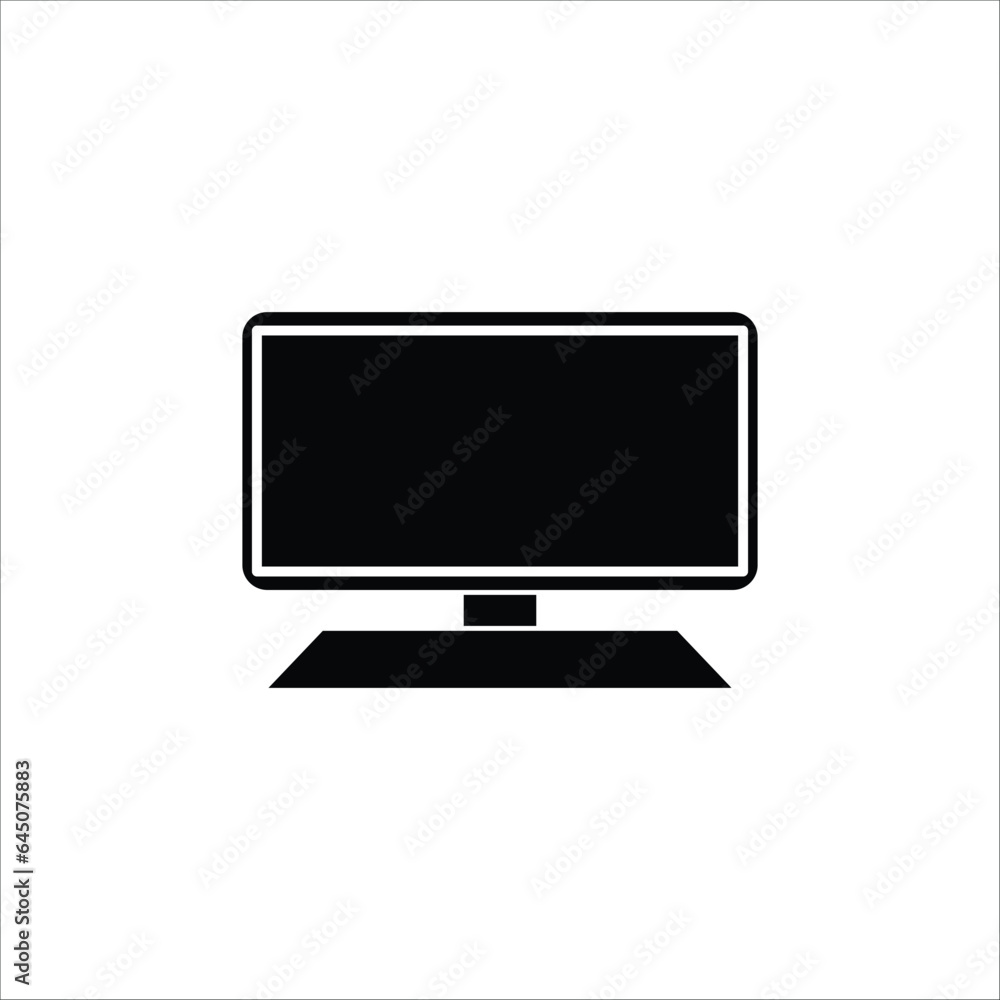 monitor icon design, illustration design monitor icon design, illustration design