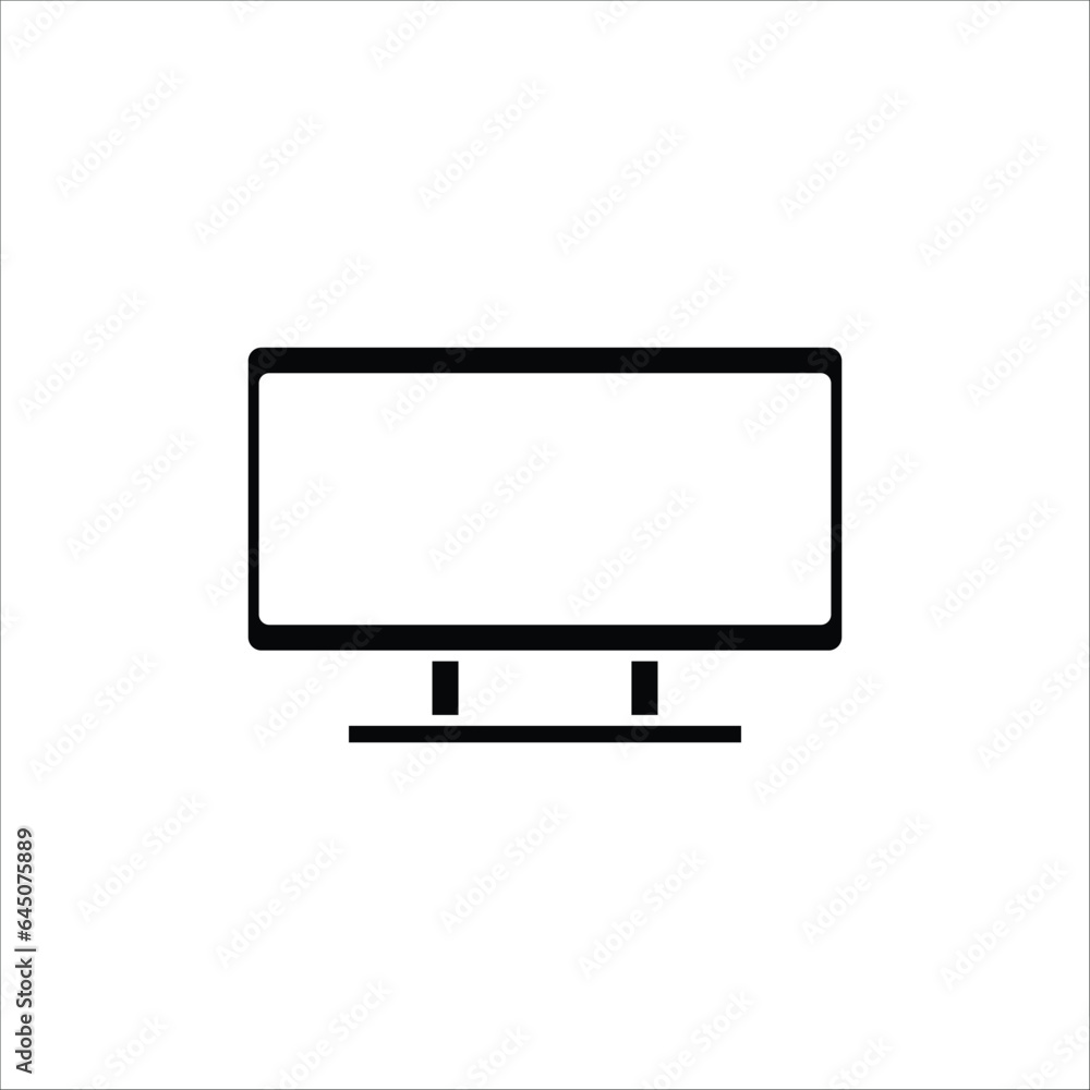 monitor icon design, illustration design monitor icon design, illustration design