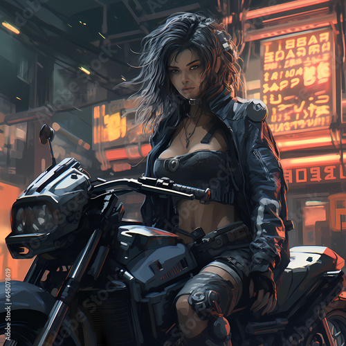 Cyber Punk Motorcycles