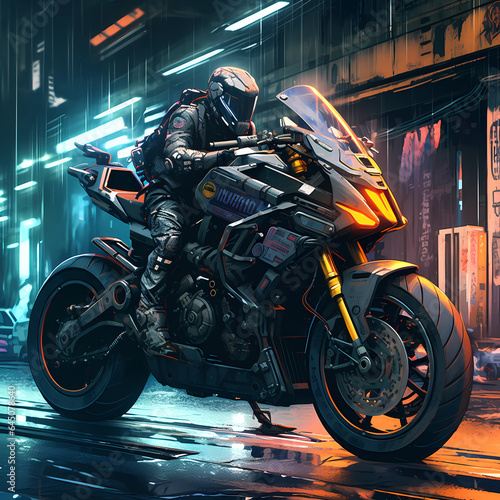 Cyber Punk Motorcycles