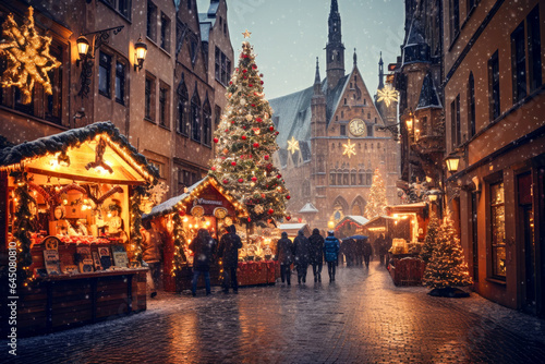 Christmas market in the old town
