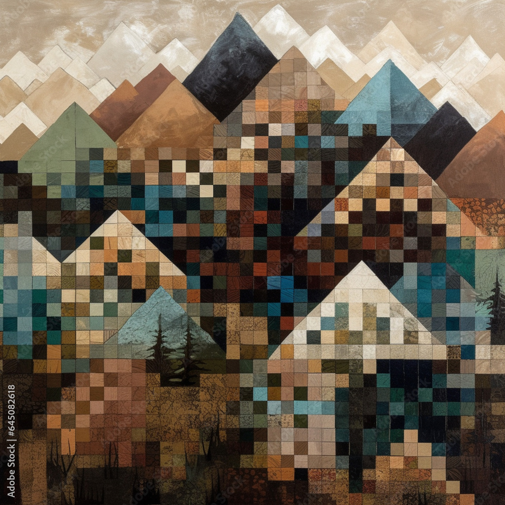 Fototapeta premium background made of blocks